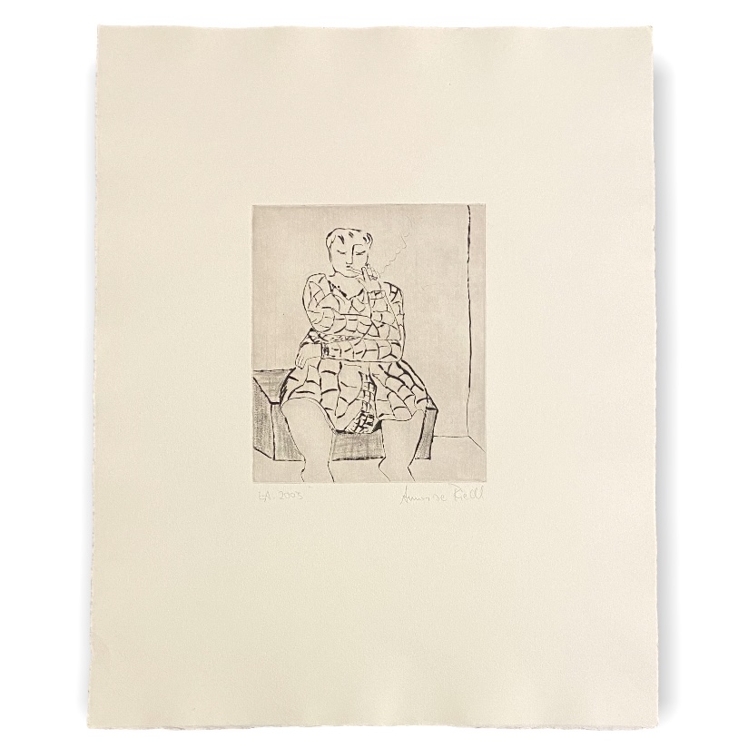 Annerose Riedl, o.T, 50x40 cm, Etching on paper, E.A., 2003