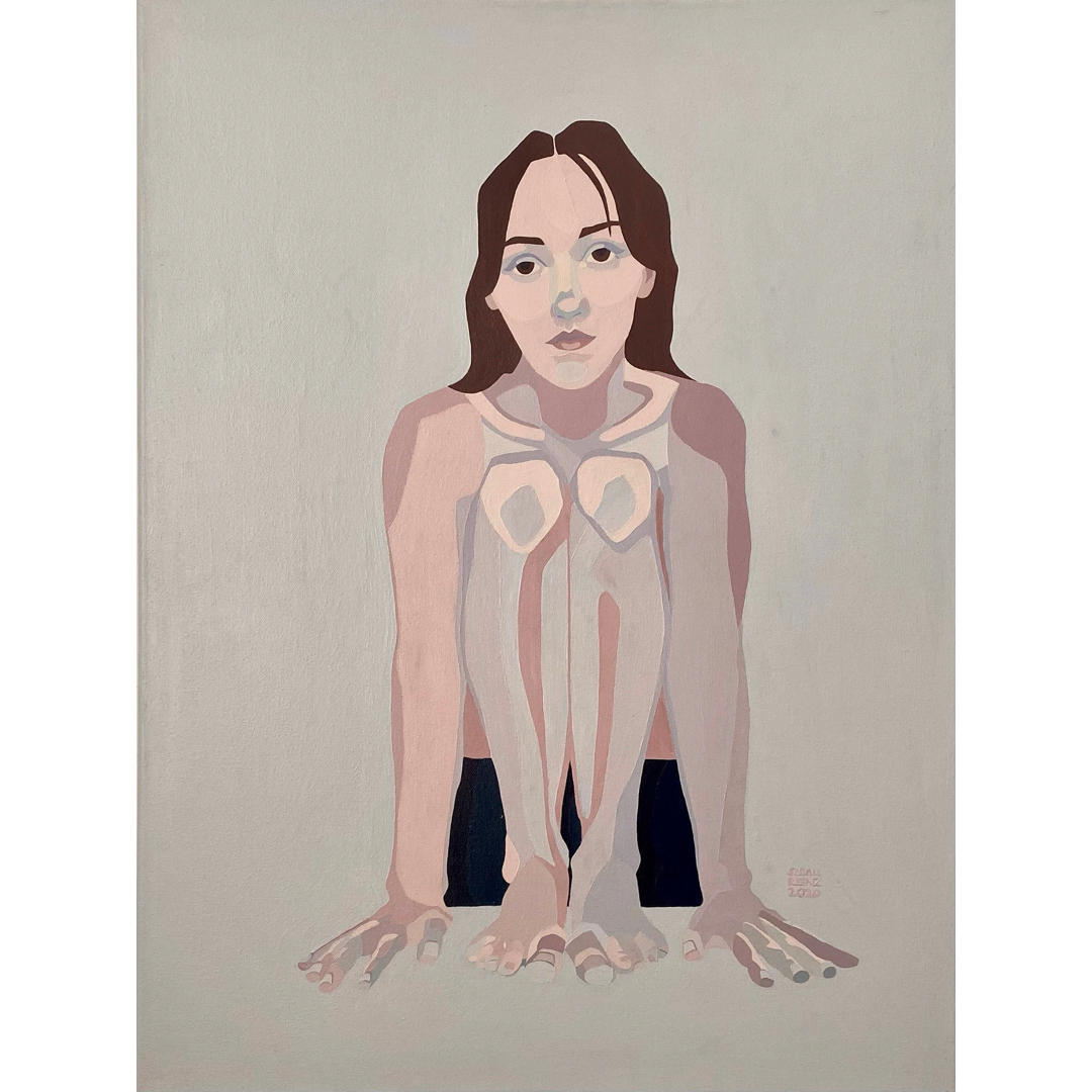 Sarah Renz, Disillusionment, 80x60 cm, Acryl auf Leinwand, 2020
