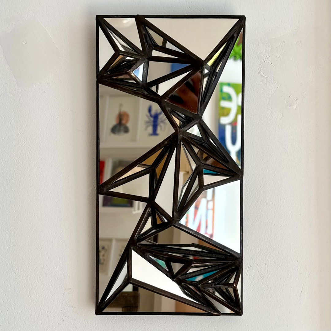 Tegmo, Léagore, 30x15cm, Mirror, copper and tin, 2023