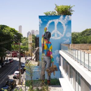 Peace Mural, Tatuapé neighborhood in São Paulo, Brazil